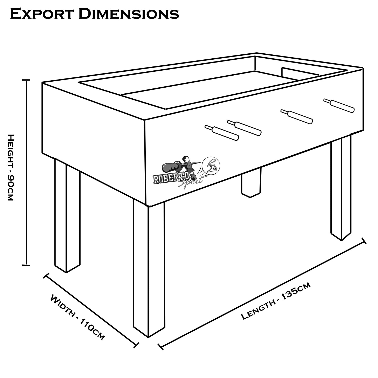 Export International Football Table Coin Op