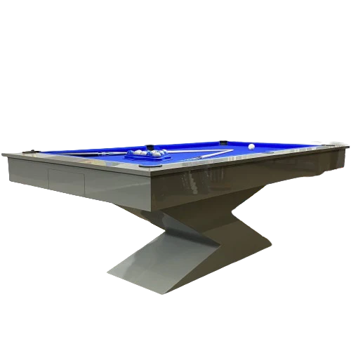 Gloss Grey LIGHTNING Pool Diner Table by Superpool UK
