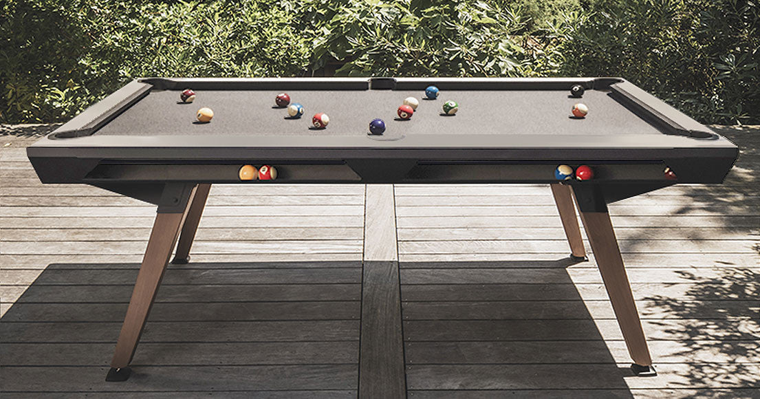 Origin Outdoor Pool Table - Black Frame