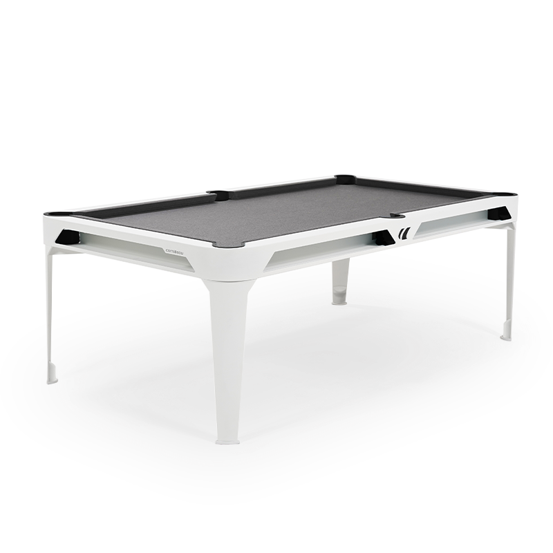 Hyphen Outdoor Pool table Black Grey Frame / Light Grey Cloth