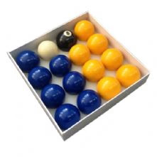 Aramith Blue and Yellow 2" Set