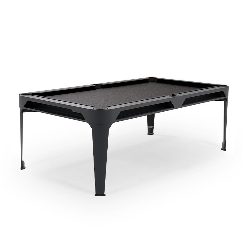 Hyphen Outdoor Pool table Black Grey Frame / Dark Grey Cloth