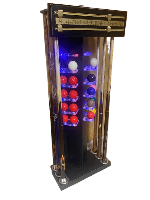 Neon Cue STand for 6 Cues and Ball Set by SUPERPOOL