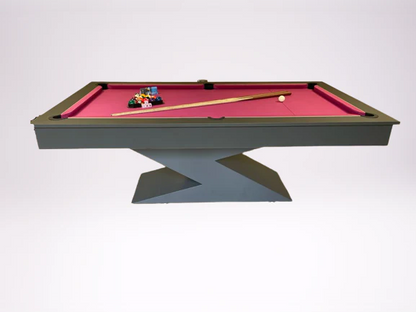 Graphite Grey LIGHTNING Pool Diner Table by Superpool UK