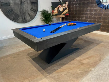 The MONACO GREY LIGHTNING Pool Diner Table by Superpool UK
