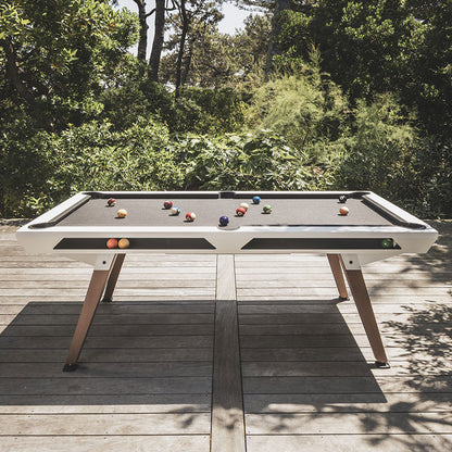 Origin Outdoor Pool Table - White Frame