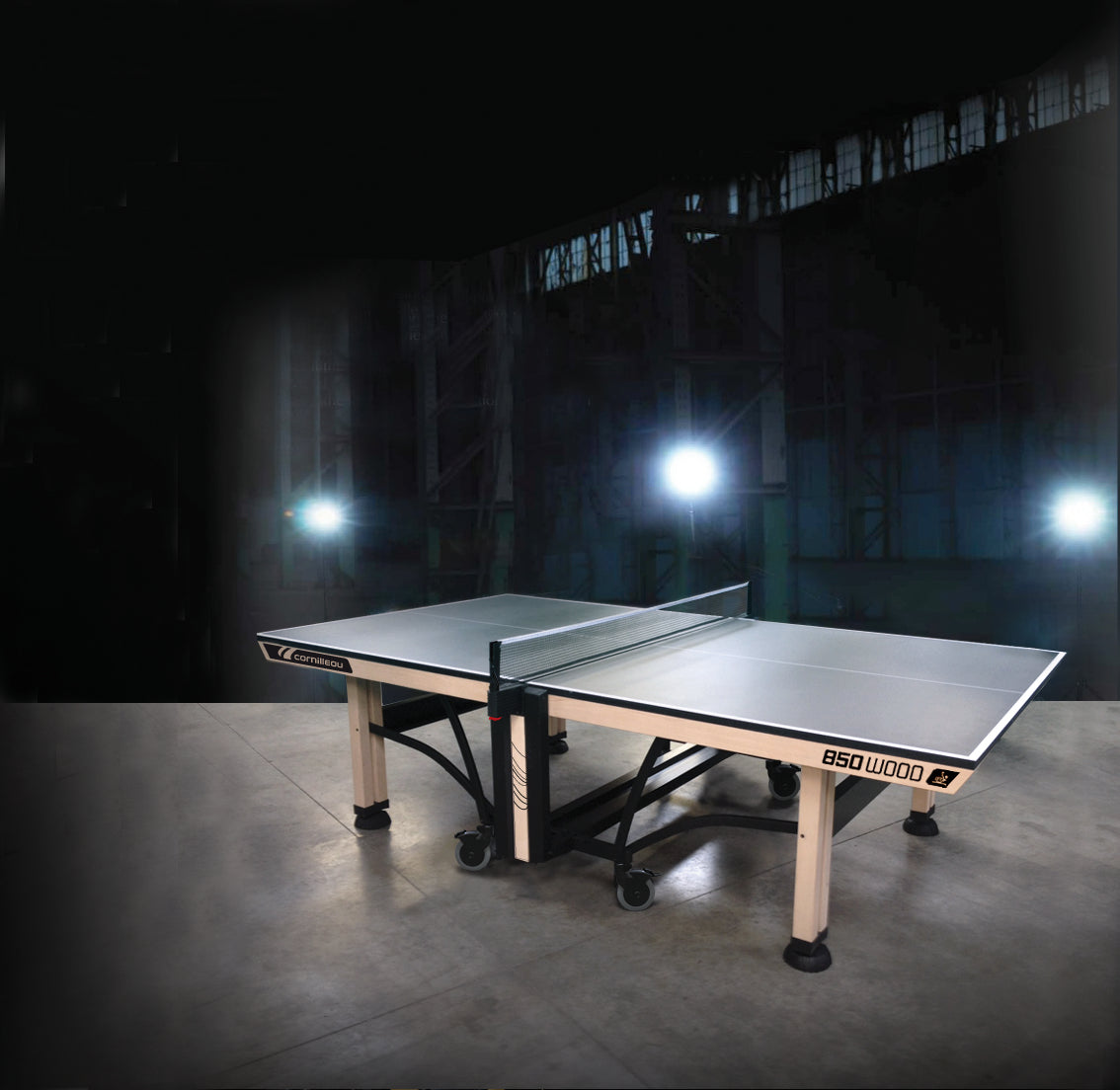 Cornilleau COMPETITION TABLE 850 WOOD ITTF GREY