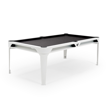 Hyphen Outdoor Pool table White Frame / Dark Grey Cloth
