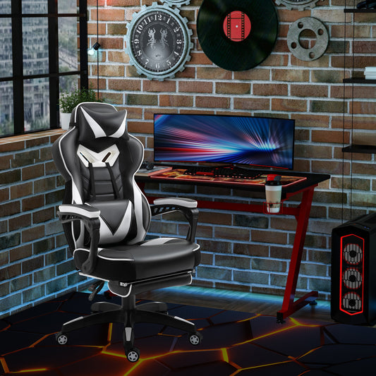 Inbox Zero Jagjit Adjustable Reclining Ergonomic Faux Leather Swiveling PC & Racing Game Chair
