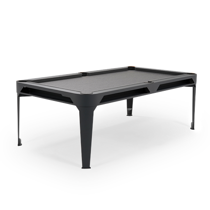 Hyphen Outdoor Pool table Black Grey Frame / Light Grey Cloth