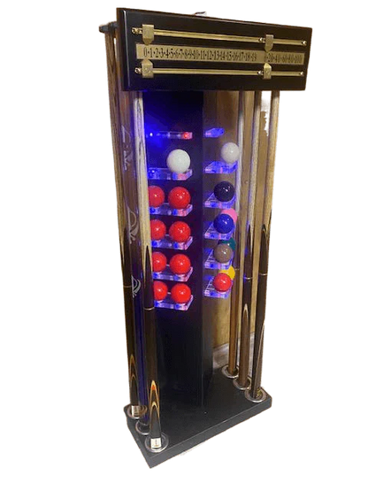 Neon Cue STand for 6 Cues and Ball Set by SUPERPOOL